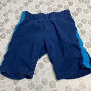 Disney Blue Stripe Shorts 4T